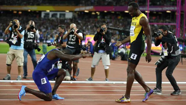 Usain Bolt, bronce en el Mundial de atletismo de Londres 2017