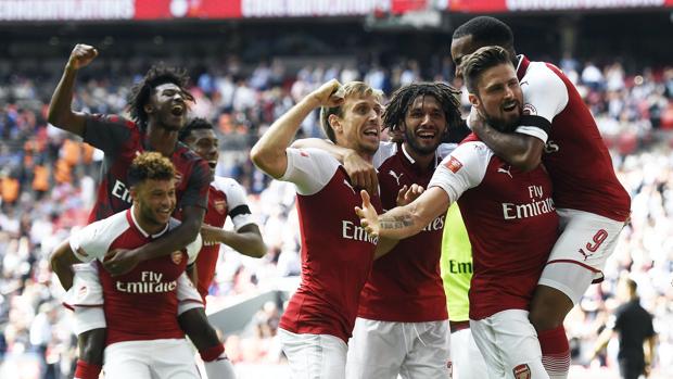 Primera alegría del Arsenal, que conquista la Community Shield