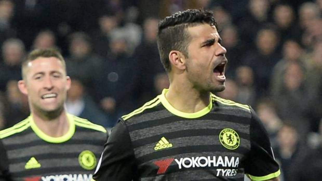 Costa, en un partido con el Chelsea