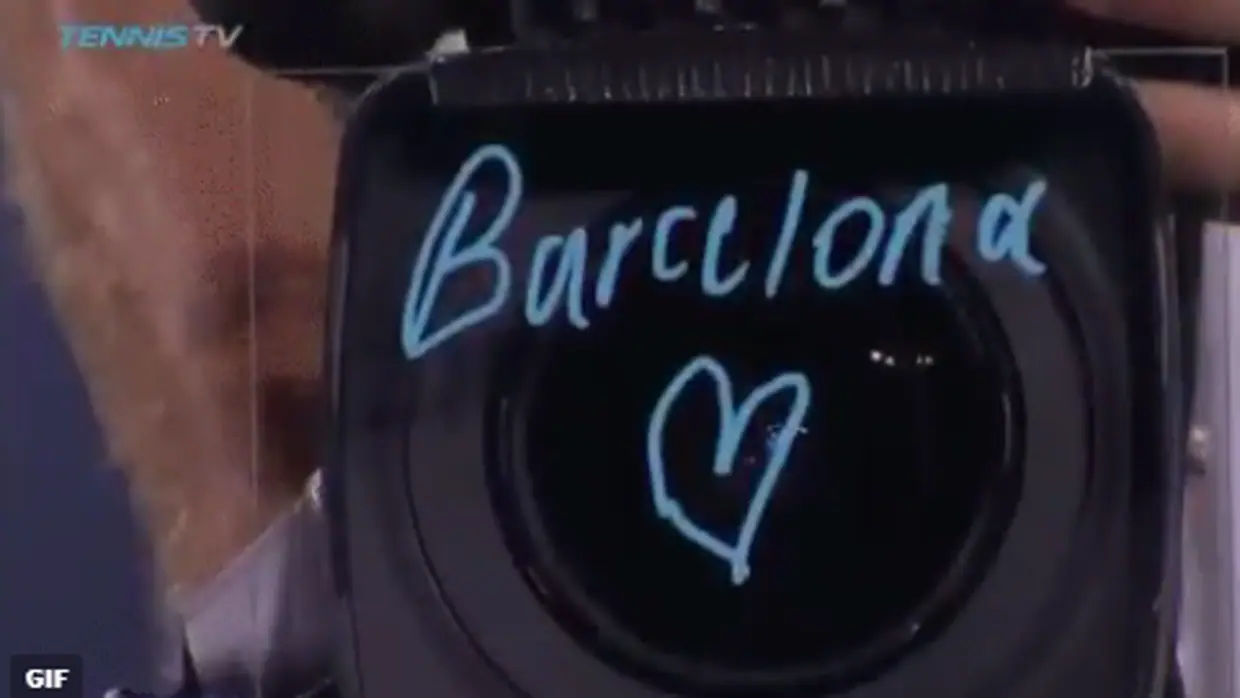El precioso gesto de Kyrgios con Barcelona