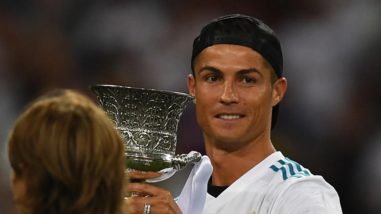 Cristiano Ronaldo en la Supercopa de España