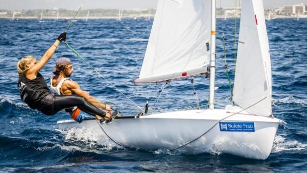 Xavi Antich y Clara Llabrés, primeros en la clase 420 en el Gran Día de la Vela