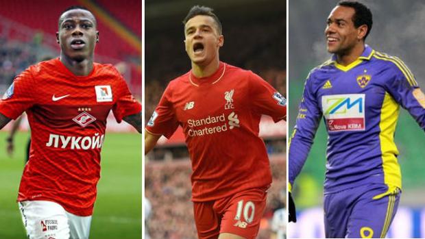 Promes, Coutinho y Tabares: líderes, delanteros y rivales del Sevilla en la Champions League