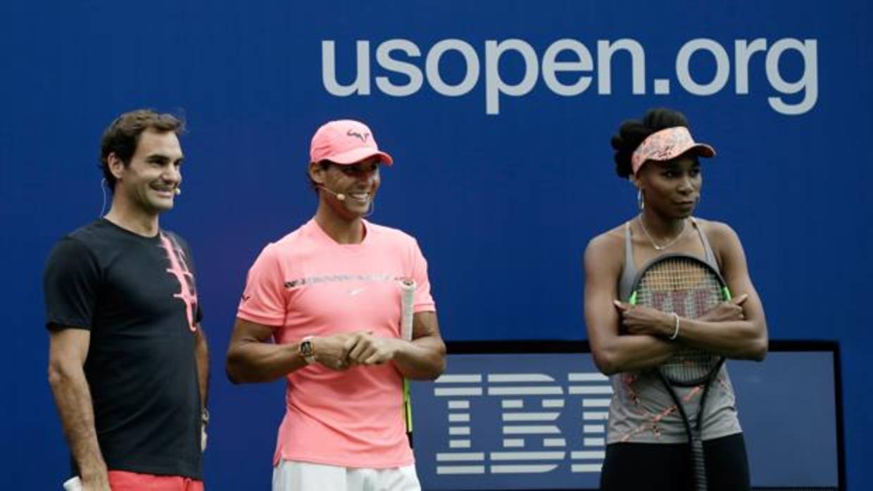 Federer, Nadal y Venus Williams