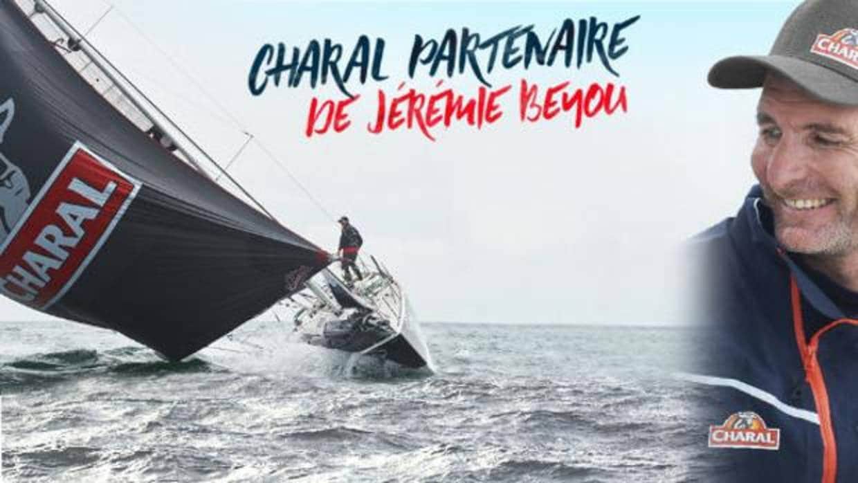 Jérémie Beyou pisa fuerte con su patrocinador “Charal”
