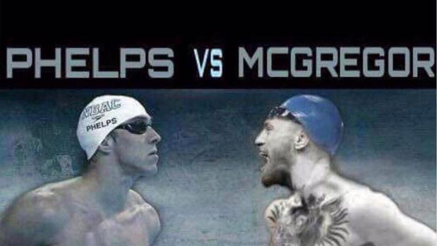 Phelps lanza un divertido reto a Conor McGregor