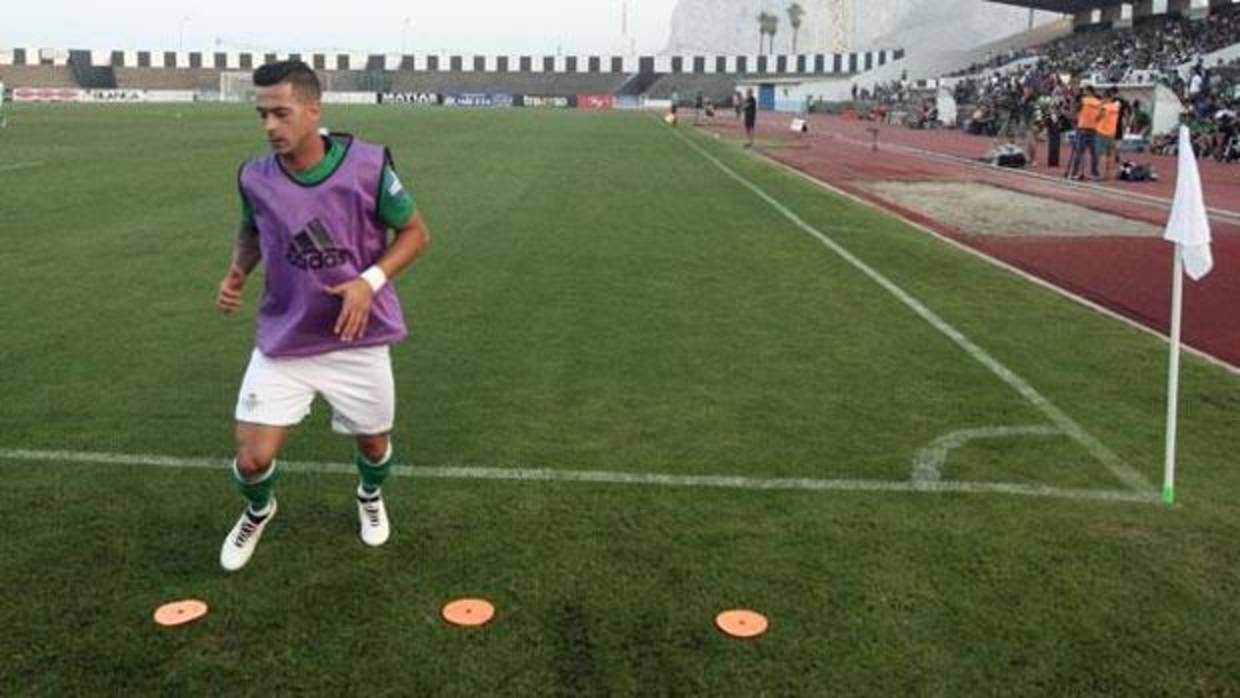 Sergio León participa en el entrenamiento