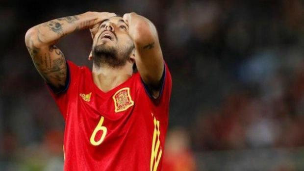 Dani Ceballos sufre un leve esguince cervical