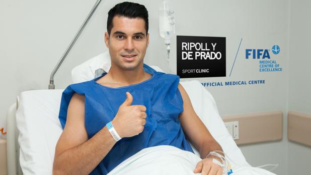 Andrés Fernández, operado con éxito de su rotura del ligamento cruzado de la rodilla derecha