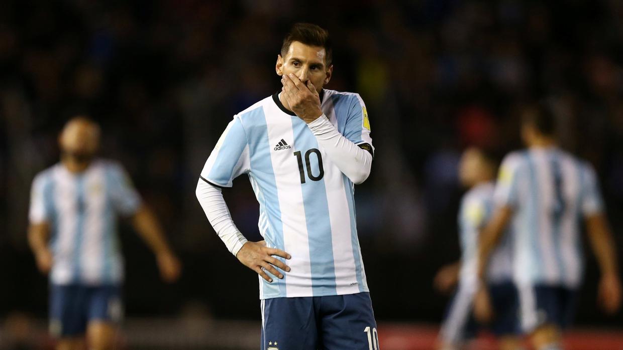 Leo Messi, durante el partido ante Venezuela disputado en Buenos Aires