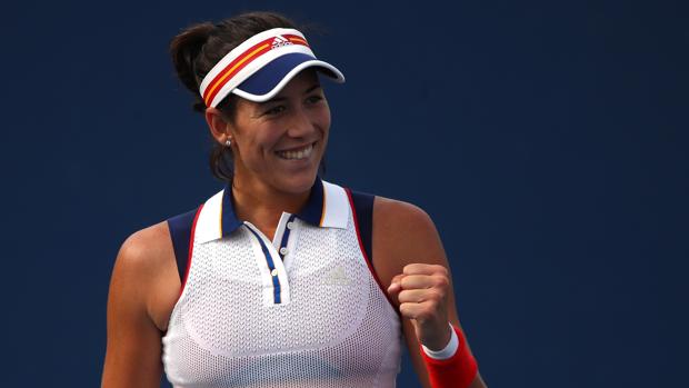 Garbiñe Muguruza alcanza el cielo