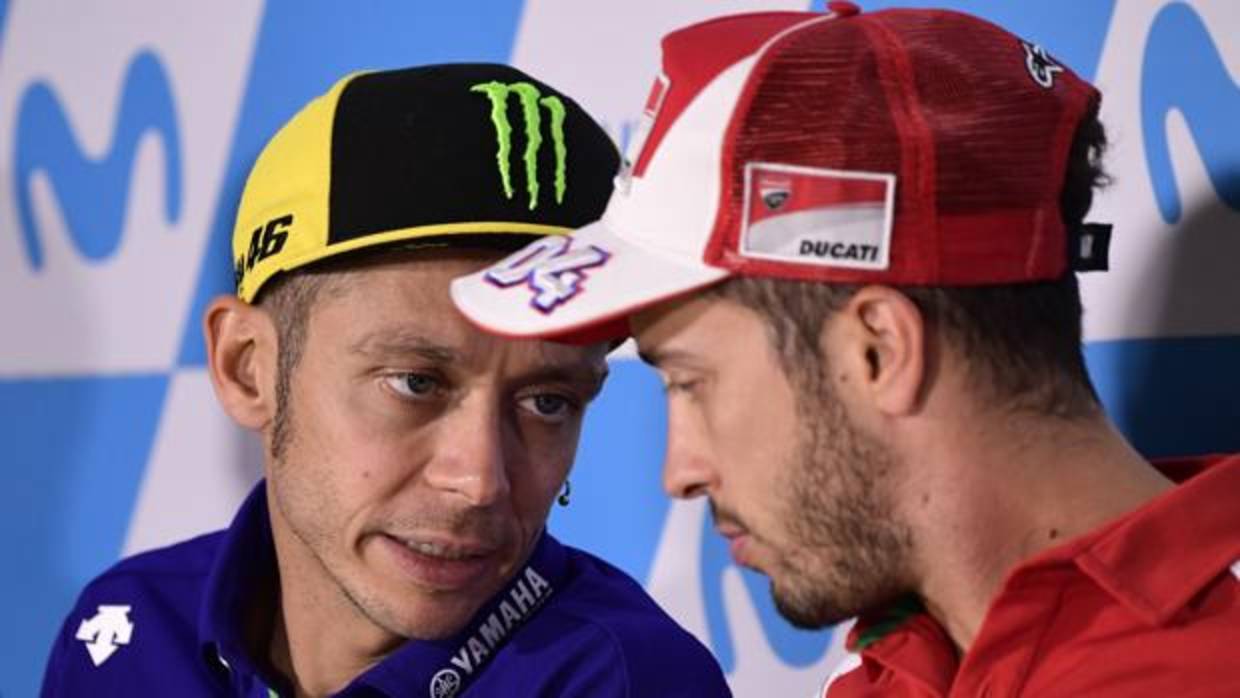 Valentino Rossi y Andrea Dovizioso