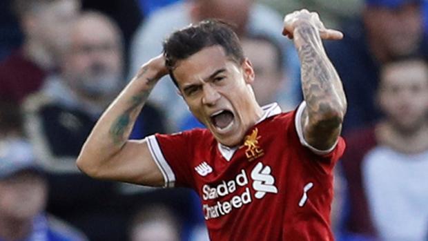 Coutinho ilumina al Liverpool en Leicester