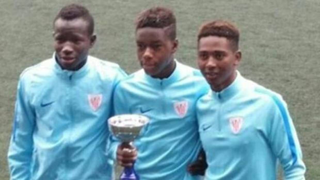 Mbaye Barro, Nicholas Williams y Tinbit Manero son jugadores del Cadete A.