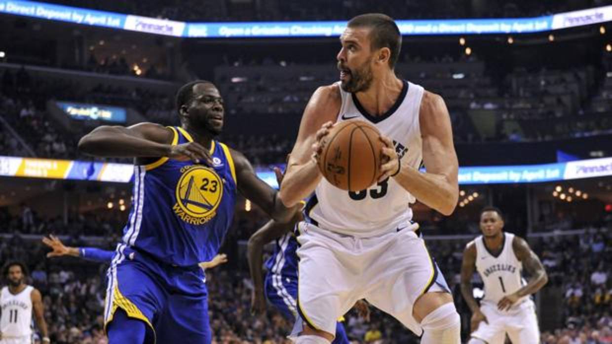 Marc Gasol, en un partido ante los Warriors