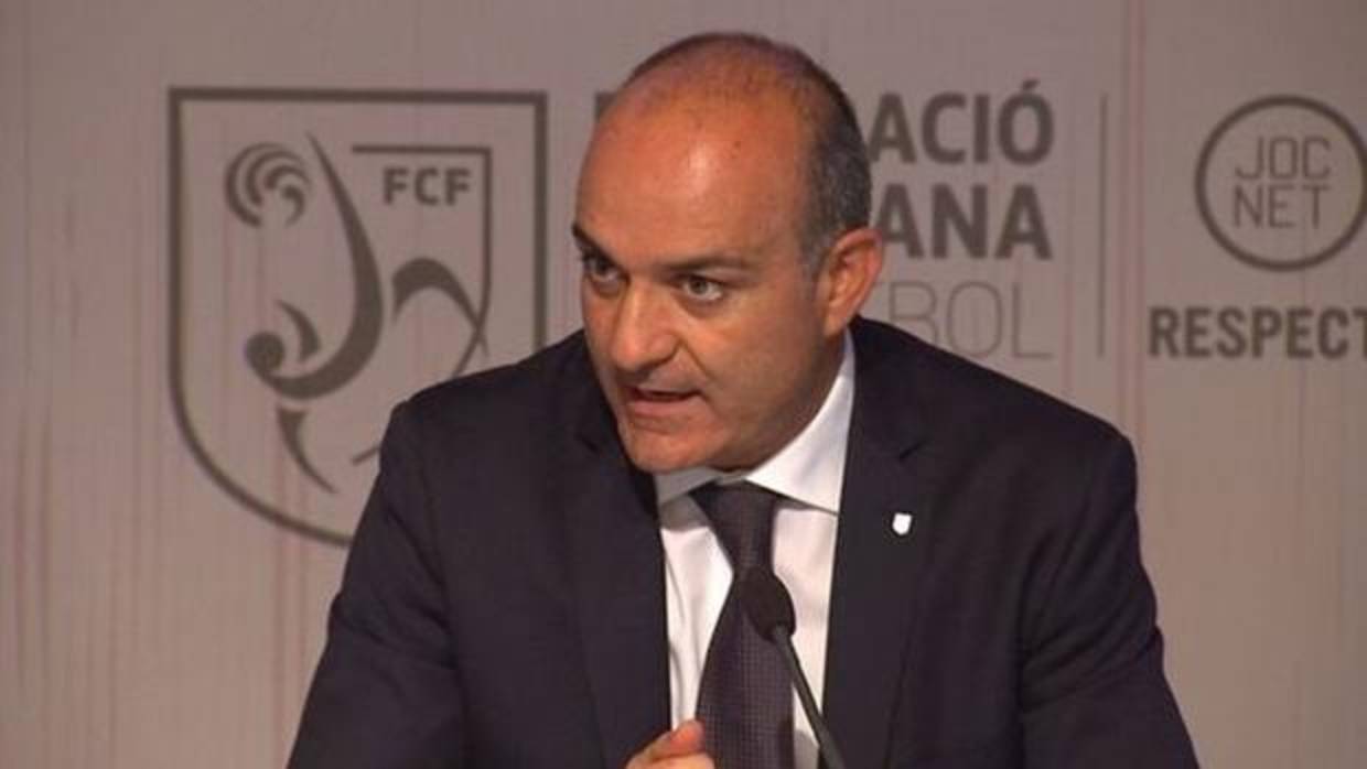 Andreu Subies, presidente de la Federación Catalana de Fútbol