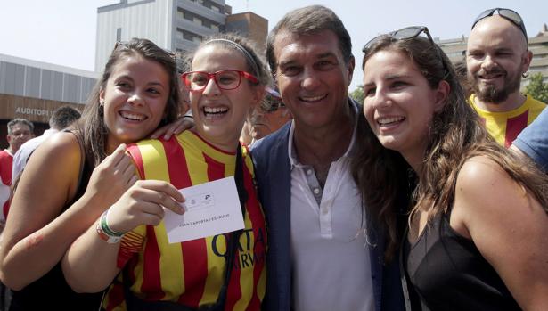 Laporta enloquece con la independencia de Cataluña