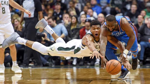 Los Thunder pueden con Antetokounmpo