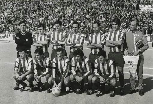 Once del Moscardó en el duelo ante el Betis, jugado el 21 de febrero de 1971 (0-0)