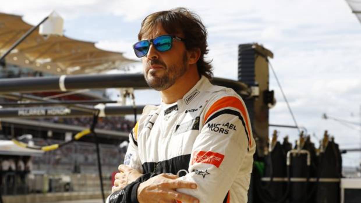 Fernando Alonso, durante el pasado GP de México