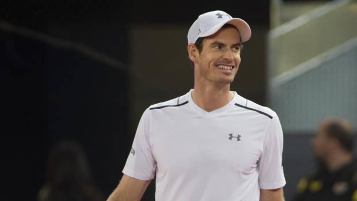 Andy Murray, durante un partido del Mutua Madrid Open