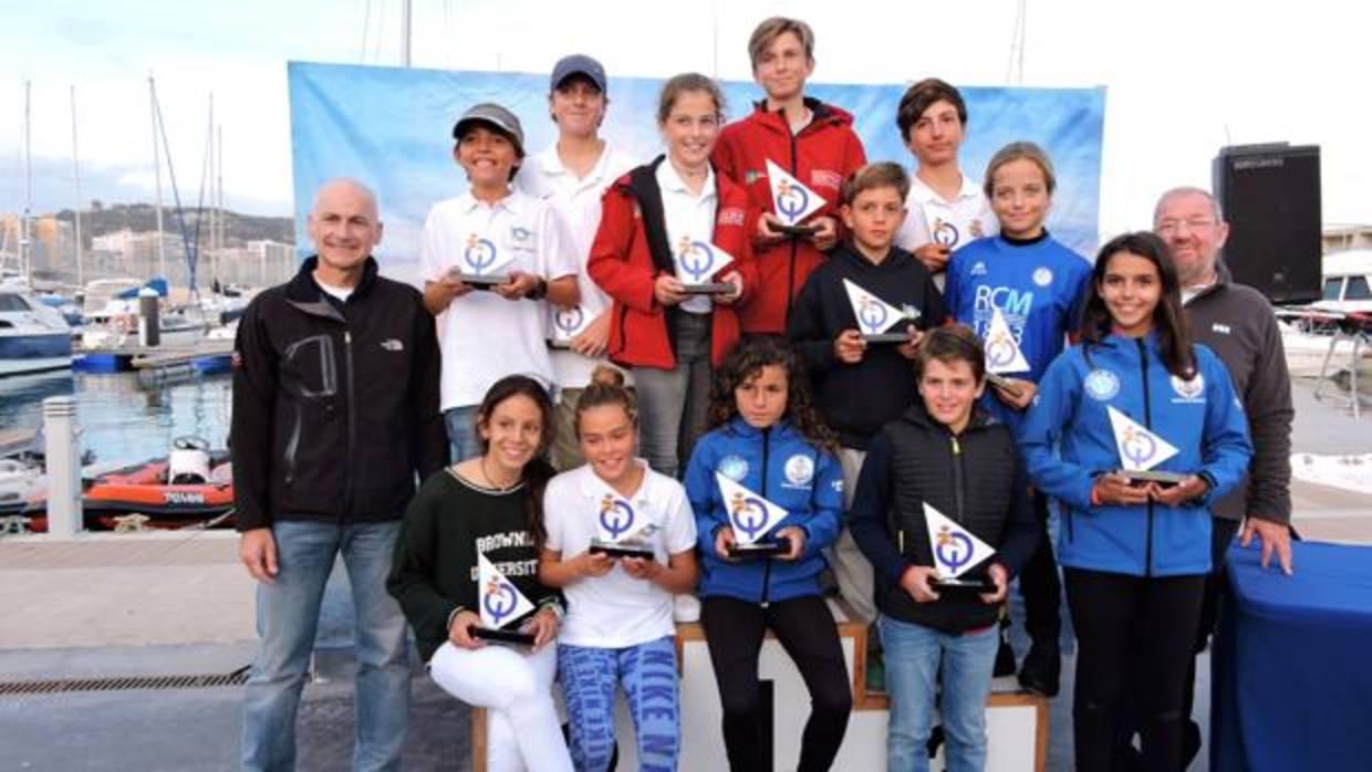 Victorias repartidas en el Provincial de Optimist de Málaga y Campo de Gibraltar