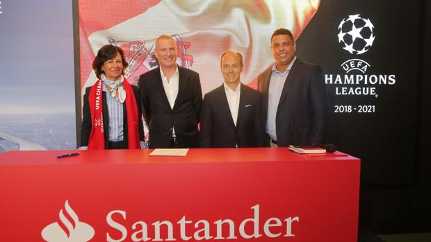 El Santander deja Ferrari y se convierte en patrocinador de la Champions