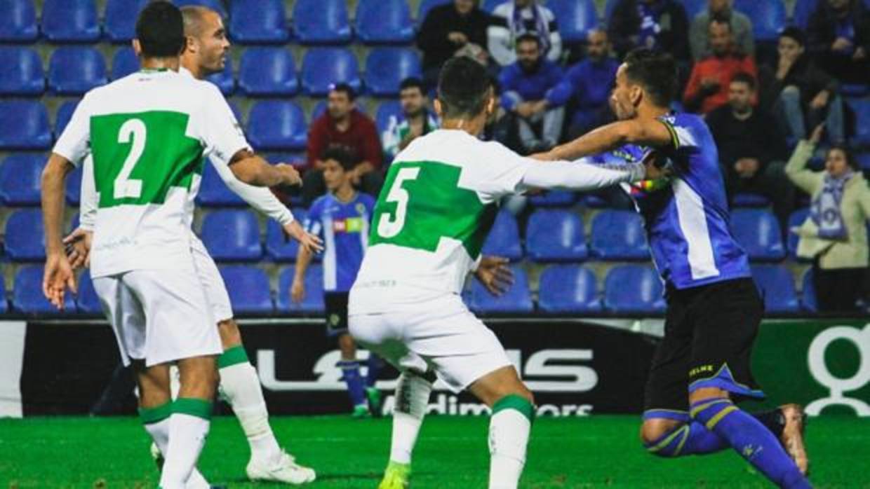 El derbi entre Hércules y Elche acabó en tablas (0-0)