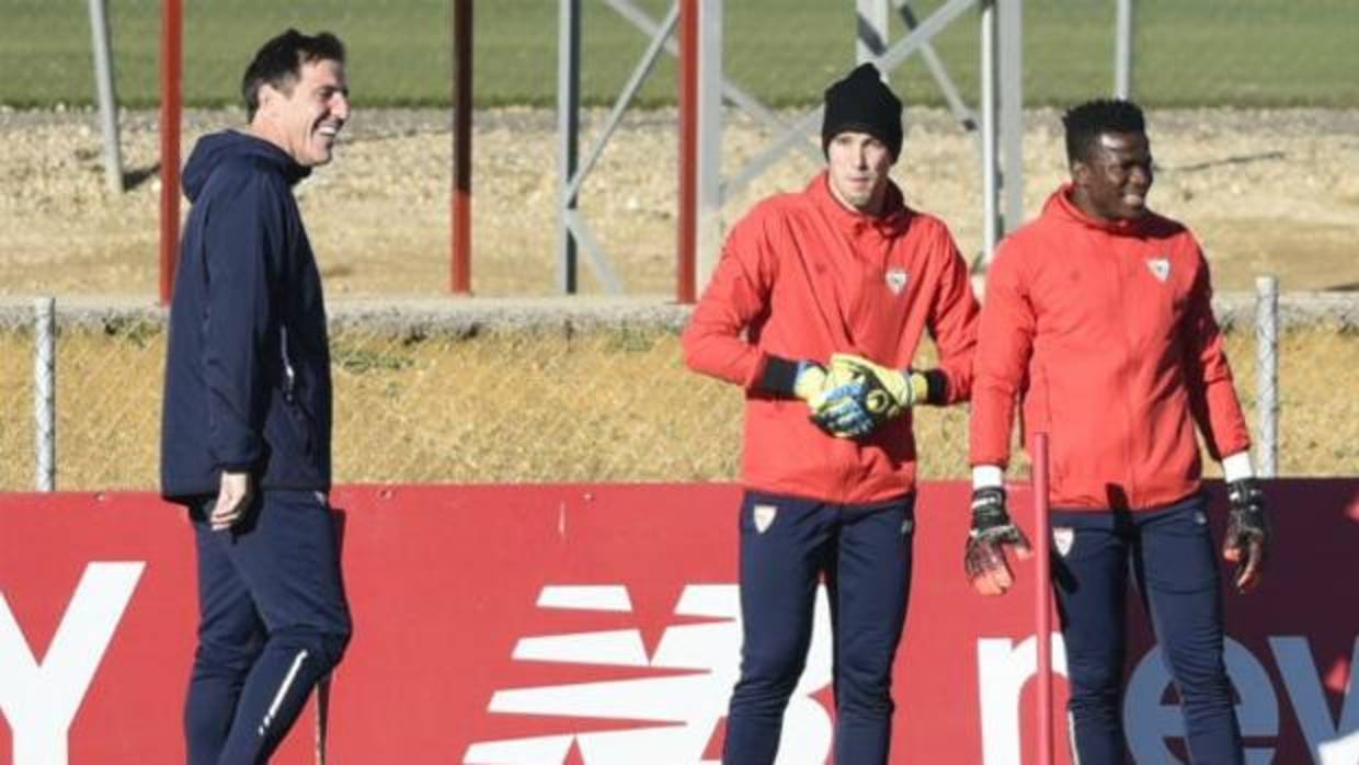 Sesión de entrenamiento a las órdenes de Berizzo