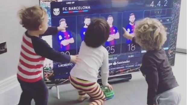 La ilusión de los hijos de Vermaelen al ver a su padre en el once titular