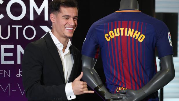 La broma del Marino de Luanco en Twitter sobre el fichaje de Coutinho por el Barcelona