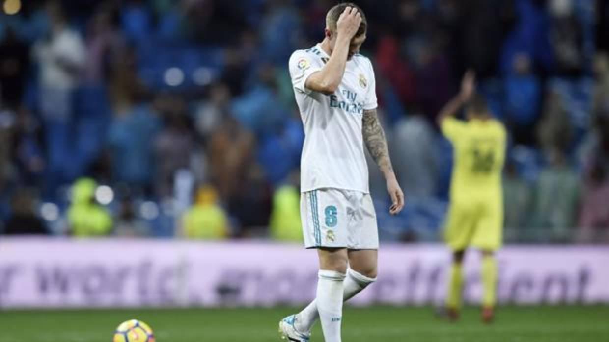 Kroos se retira del campo cabizbajo tras el triunfo del Villarreal