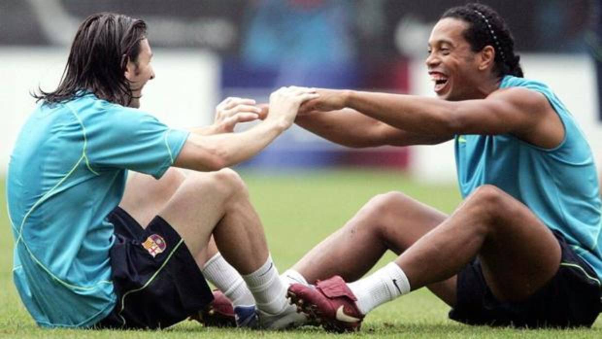 El emotivo mensaje de Messi a Ronaldinho