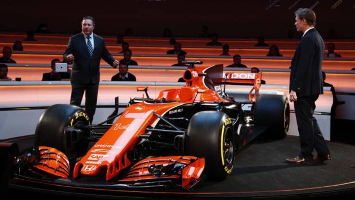 Presentación del McLaren MCL32, el último con motor Honda