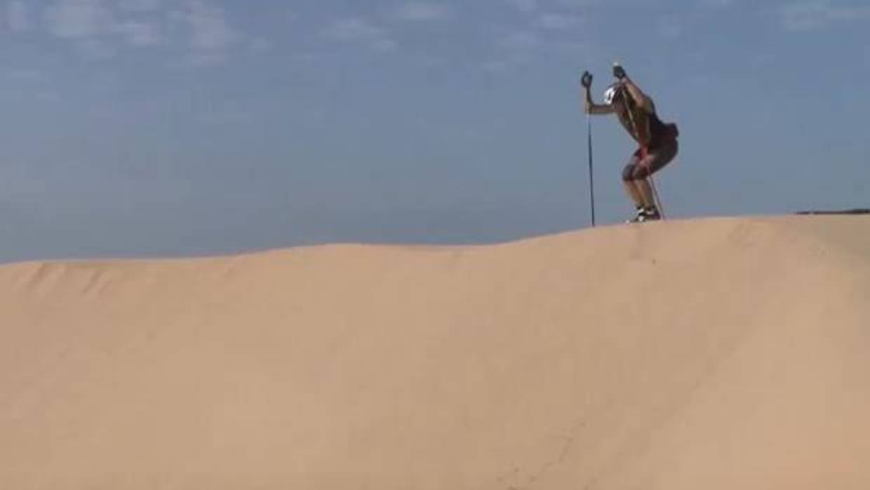 El esquiador que preparó los Juegos de Invierno en el Sahara