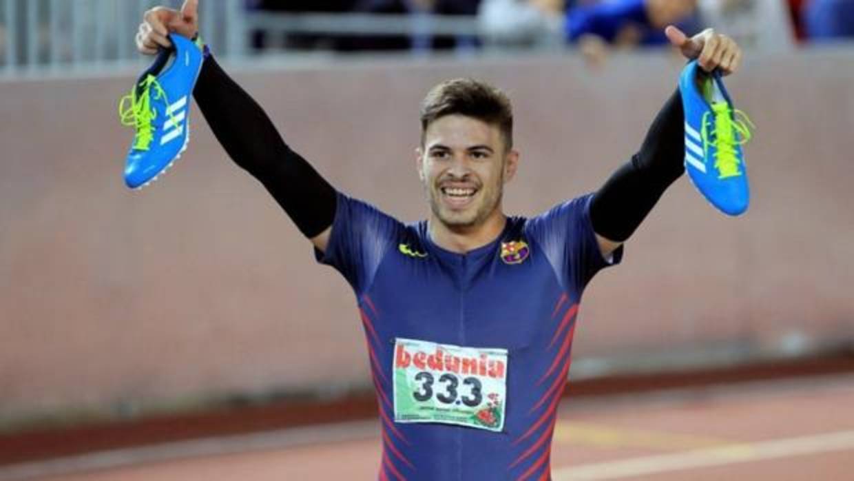 Gesta de Óscar Husillos, nuevo récord de España de 400 metros