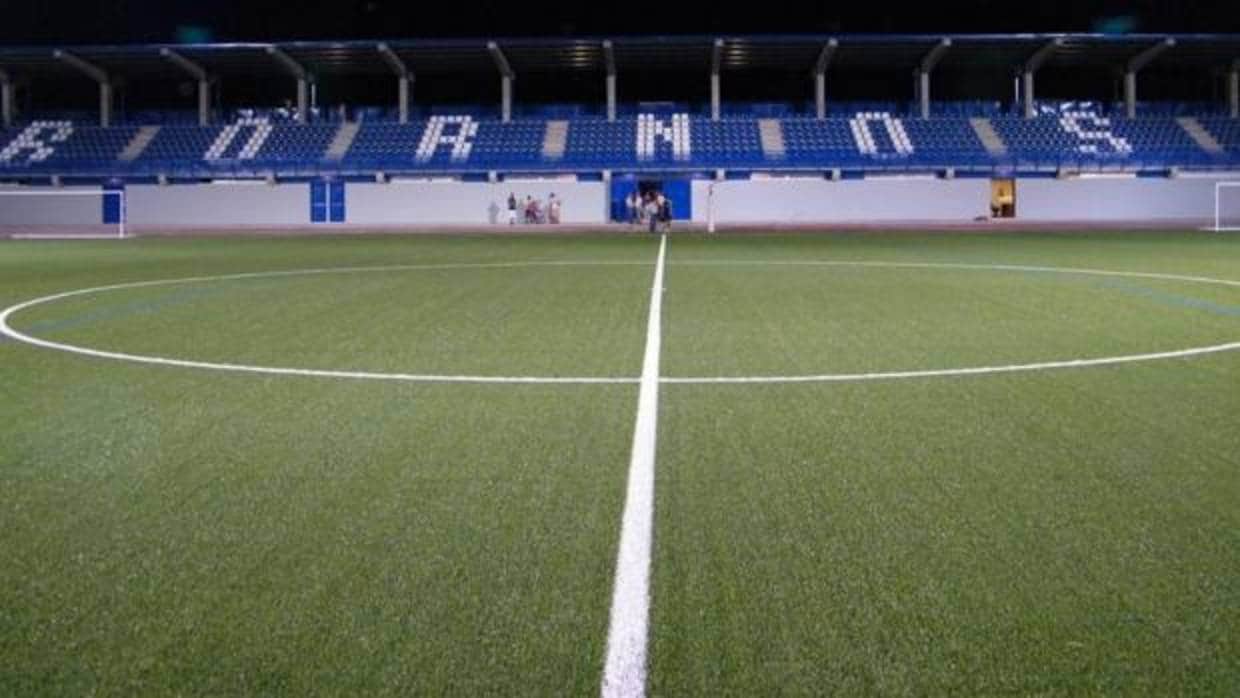 Estadio Luis Vega de Bornos (Cádiz), escenario del partido entre la UD Bornense y el Afición Xerecista