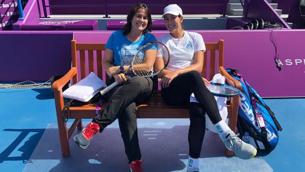 Garbiñe Muguruza vuelve a trabajar con Conchita Martínez