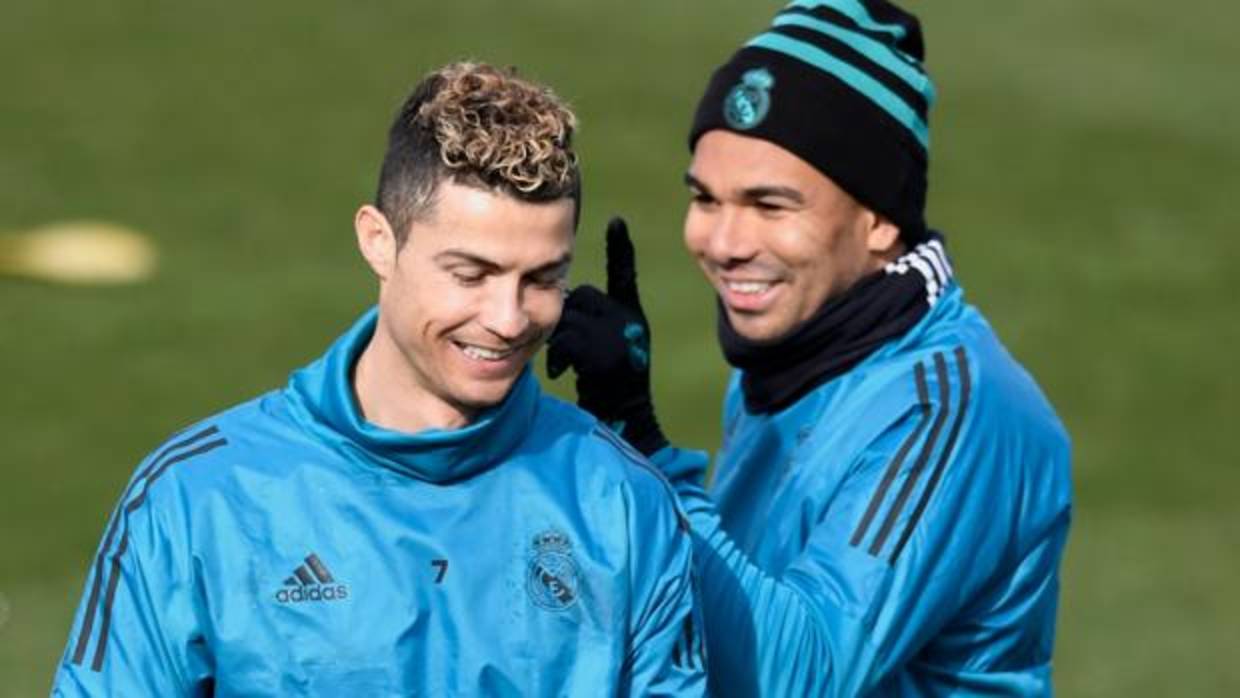 Cristiano bromea con Casemiro