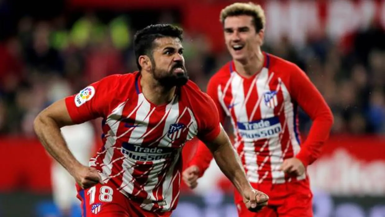 Costa y Griezmann impulsaron al Atlético