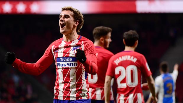 Griezmann se reconcilia a tiempo con el Atlético