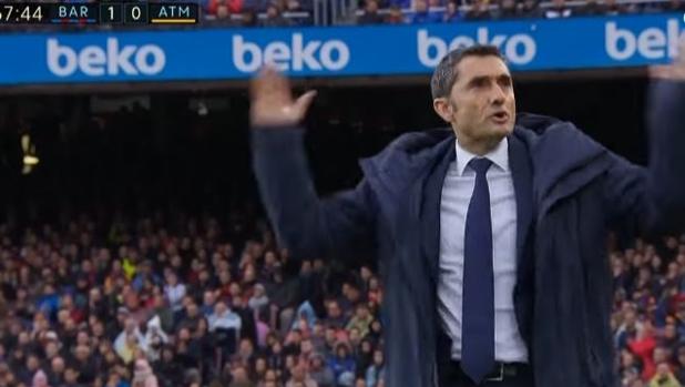 Valverde se encaró con la grada por los pitos a Andre Gomes