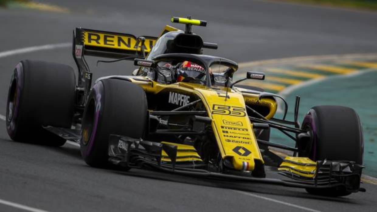 Carlos Sainz en su Renault