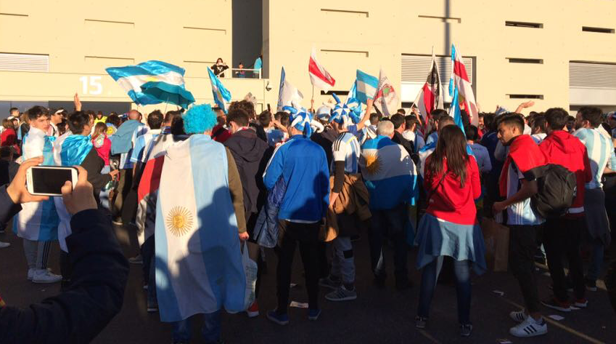 10.000 argentinos harán del Wanda una mini Bombonera