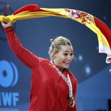 Lydia Valentín, campeona de Europa por cuarta vez