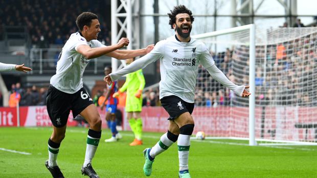 Salah culmina el triunfo ante el Crystal Palace