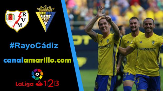 Directo Rayo Vallecano vs Cádiz CF