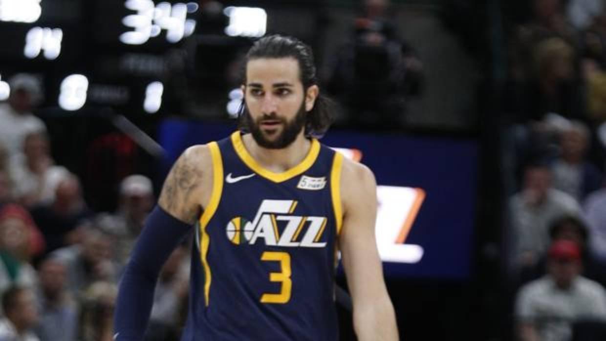 Ricky Rubio en un partido de la NBA