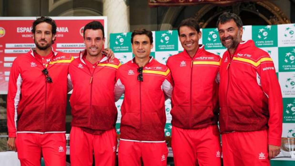 El equipo español de Copa Davis