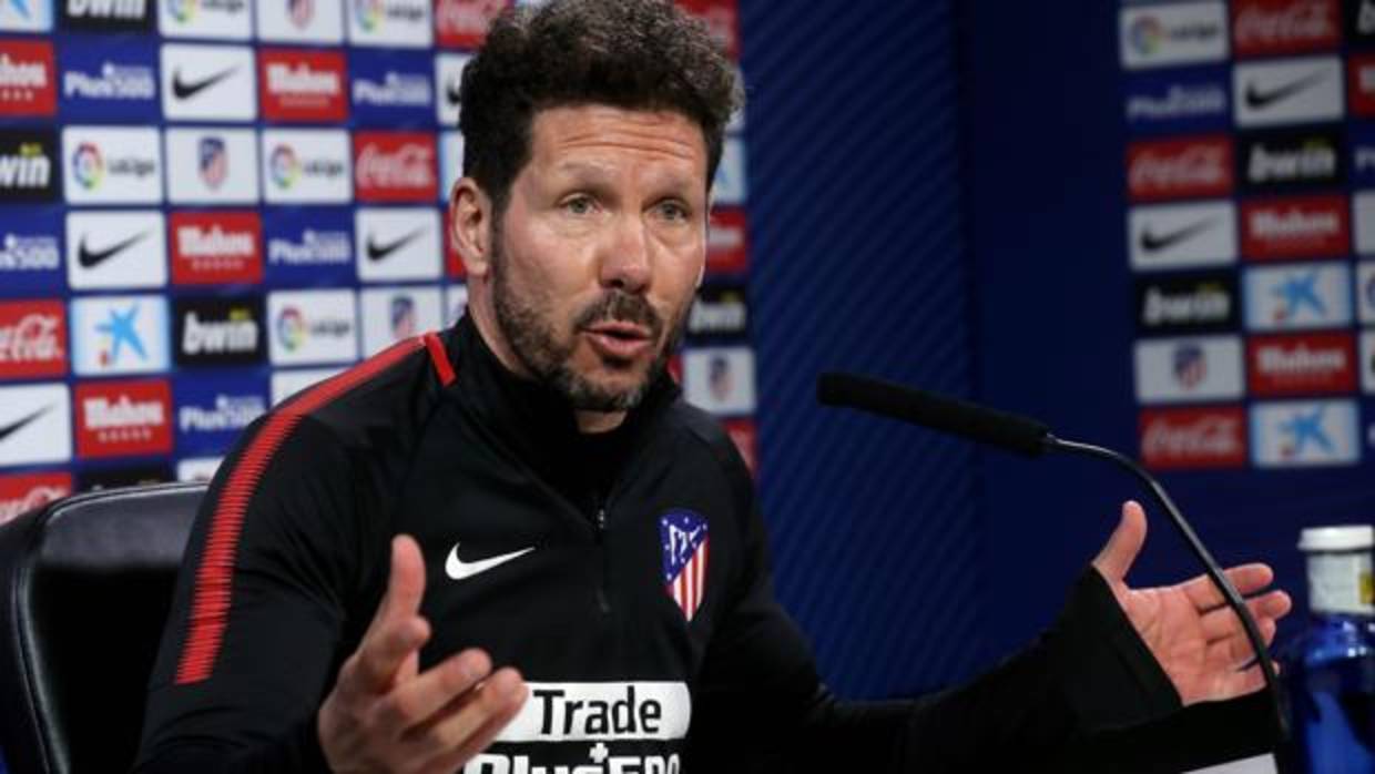 Simeone, entrenador del Atlético de Madrid